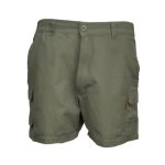 Elasticated Cargo Shorts Khaki