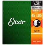 Elixir Nanoweb 4-STRING Medium long Scale Electric Bass Strings 45-105
