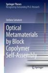Optical Metamaterials By Block Copolymer Self-assembly Hardcover 2015