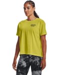 Women's Ua Front Of Class Boost Your Mood Short Sleeve - Odyssey Yellow Md