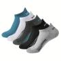 5PAIRS Men's Thin Breathable Comfy Sweat Absorption Anti-odor Low Cut Ankle Socks Casual Sports Socks Men's Socks