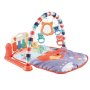 Baby Gym Activity Piano Play Mat Tummy Time Mirror Music Kick Mat Pink