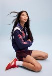 Cotton On Lcn Miffy Varsity Bomber Jacket - Heritage Blue
