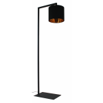 Hover Floor Lamp - Lamp Base & Shade Saddlewood Ferro