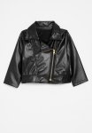PoP Candy Faux Leather Jacket - Black