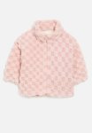 PoP Candy Checker Board Fleece Jacket-pink