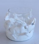 White Bunny Tealight Holder – 14X17CM