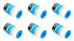 White Mohair Roller Refills 100MM - 6PACK