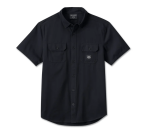 Men’s Rising Eagle Short Sleeve Shirt – Harley Black