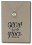 Daisy Enamel Pendant & Chain - Card 478