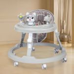 Foldable Anti-tip Baby Activity Walker - Blue