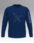 Falcon 50 Blueprint Long Sleeve T