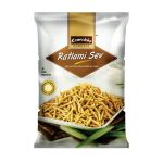 Spicy Gram Flour Noodles Ratlami Sev 270G - Hot & Crispy Clove-infused Chickpea Flour Snack For Teatime Adds Authentic Zesty Tas