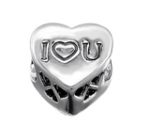 A105-C9930 - 925 Sterling Silver I Love U European Charm Bead