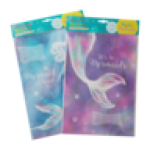 A4 Mystic Mermaids Book Jackets 5-PACK Design May Vary