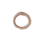 Korean Pleated Hair Ties Minimalist Solid Handmade Ponytail Bands