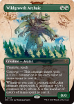 Wildgrowth Archaic Borderless Secrets Of Strixhaven - Damaged Foil