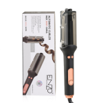 ENZOEN-9110 Magic Curling Iron Nano Ceramic Rod With Digital Display - Black