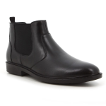 Mens Isadore Leather Boots In Black - Black 13