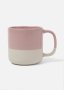 Two Tone Love Script Stoneware Mug