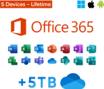 Office 365 For 5 Devices - Lifetime Subscription