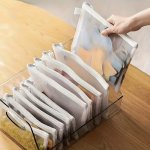 10PCS A4 A5 A6 Mesh Zipper Pouch Document Bag Waterproof Zip File Folders School Office Supplies Pencil Case