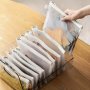 10pcs A4/A5/A6 Mesh Zipper Pouch Document Bag Waterproof Zip File Folders School Office Supplies Pencil Case