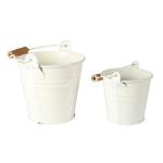 Buckets WHITEMEDIUM13 15CM