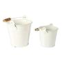 Buckets WHITEMEDIUM13 15CM