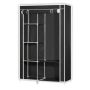 Nudekor - Double Wardrobe Storage Rack - Grey