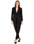 Black Womens Suits Outfits Suits 2PCS Professional Slim Fit Blazer Pant Lady Casual Suiting Business Pantsuits For Work 10