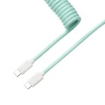 Syntech Keychron Coiled Aviator Cable - Mint straight