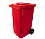 Wheelie Bin 240L Red – Mondi