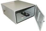 Cattex IP55 12U Swing Frame Wall Mount 19 Outdoor Grey 600MM X 650MM Fans Not Incl