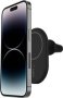 Belkin Boostcharge Magnetic Wireless Car Charger Black - For Apple Iphone 14/13/12. Includes 1.2M Usb-c Cable Power Supply Sold Separately - Not Included