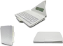 Universal 8' Folio-type Case W/bt Keyboard-white