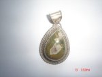 Rhyolite .925 Sterling Silver Pendant STSP7