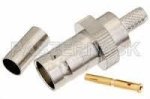 RG58 Inline Bnc Female Socket - Bnc Female Solder Type