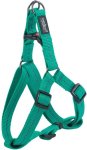 Step In Harness Medium Green Dog Collar & Leash