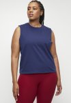 Cotton On Plus Active Graphic Crew Tank - Heritage Blue