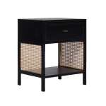 Dessy One Drawer Pedestal Black Or White - White