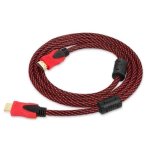 HDMI 1.8M Braided Cable Black And Red