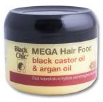 Black Chic Mega Hair Food 125ML - Black Castor Oil & Argan Oil