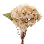 Artificial Cream Hydrangea Stem 33CM