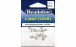 Beadalon Crimp Covers 4MM - Silver Plated 20 Per Package