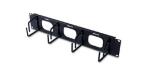 Horizontal Cable Organizer 2U W pass Through Holes