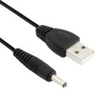 USB Male To Dc 3.5 X 1.35MM Power Cable Length: 1.2M Black