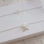 Staria - 925 Sterling Silver Star Fish Ankle Chain