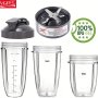 1 Pack Nutribullet Blender Accessories Cup Lids Blade For Mixer Replacement Parts Compatible With 600W And 900W 18/24/32OZ Cups