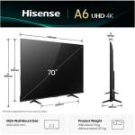 Hisense 4K Smart Tv 70A6Q